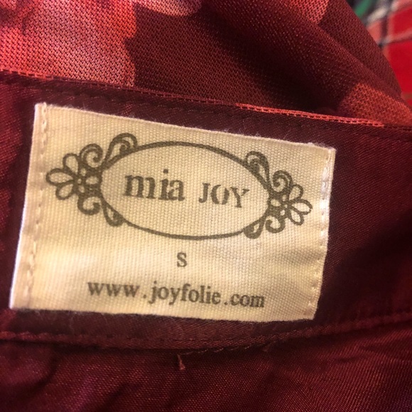 MIA JOY | JOYFOLIE Beautiful Floral Hi-Lo Skirt Size Small - Picture 10 of 10